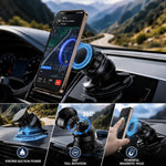 360° Magnetic Car Phone Holder with Strong Suction Mount