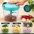 Manual Vegetable Chopper with String Pull