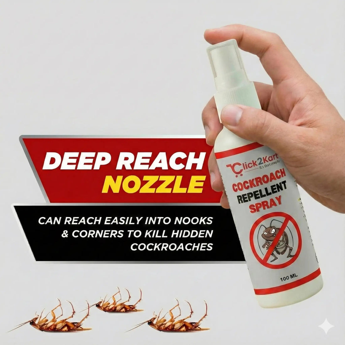 Cockroach Repellent Spray | Non - Toxic Herbal Formula | Fast Home Pest Control - Dreamzhub