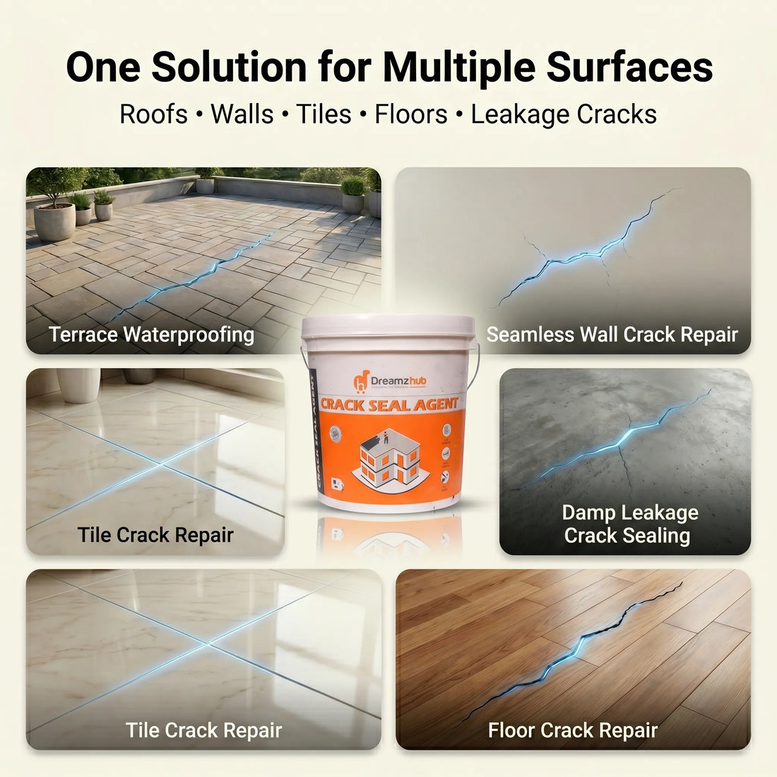 Crack Seal Agent - Solution for Surface Repairs