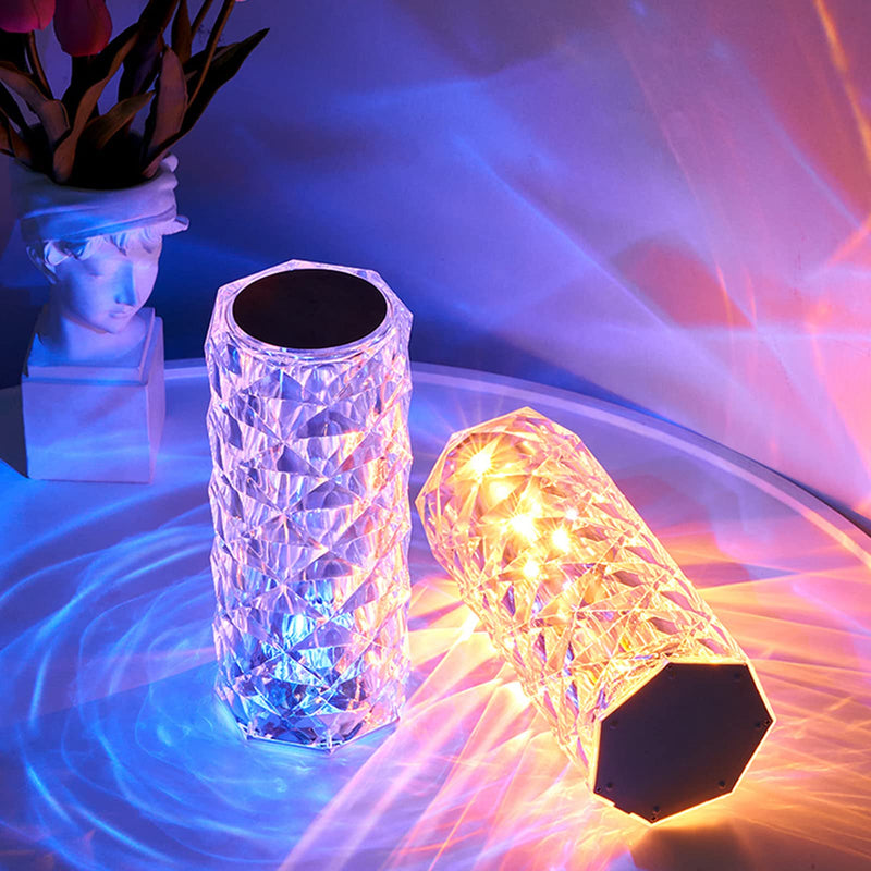 Crystal Table Rose Lamp - Dreamzhub