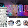 Crystal Table Rose Lamp - Dreamzhub