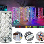 Crystal Table Rose Lamp - Dreamzhub