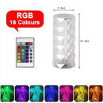 Crystal Table Rose Lamp - Dreamzhub