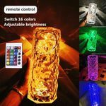 Crystal Table Rose Lamp - Dreamzhub