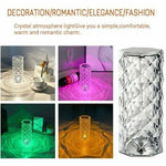 Crystal Table Rose Lamp - Dreamzhub