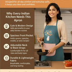 Cute Kitchen Apron with Front Pocket - Dreamzhub