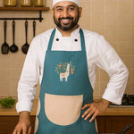 Cute Kitchen Apron with Front Pocket - Dreamzhub