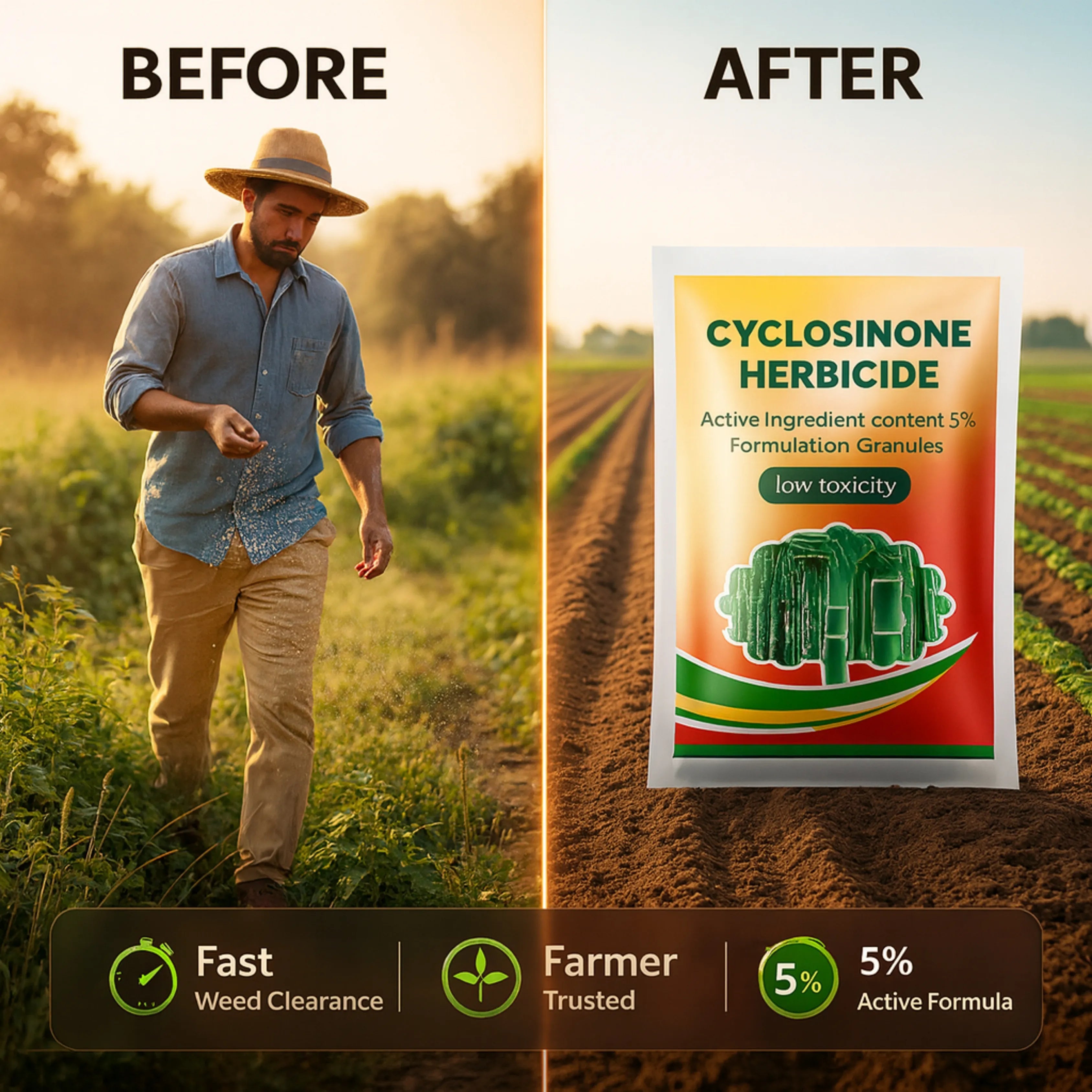 Cyclosinone Herbicide Granules - Dreamzhub