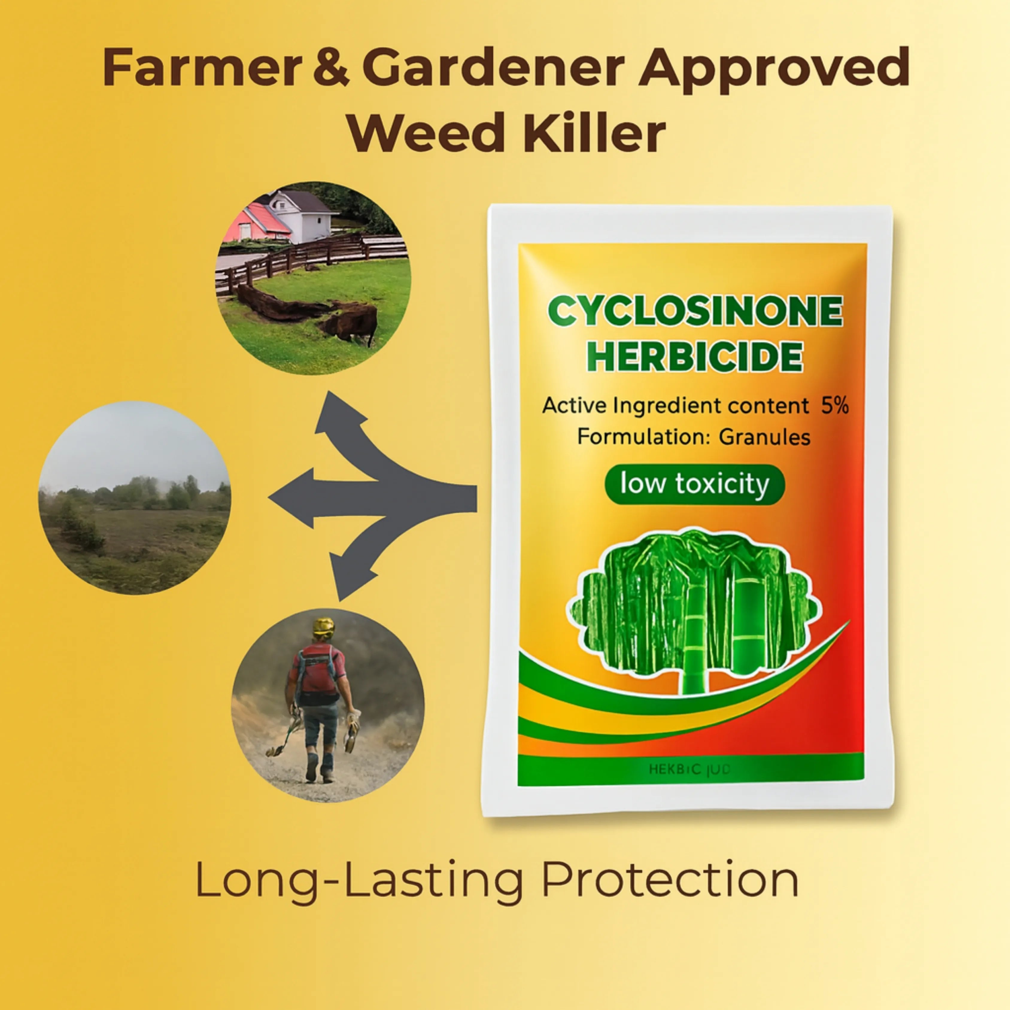 Cyclosinone Herbicide Granules - Dreamzhub