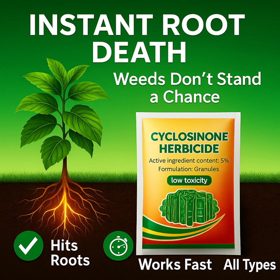 Cyclosinone Herbicide Granules - Dreamzhub