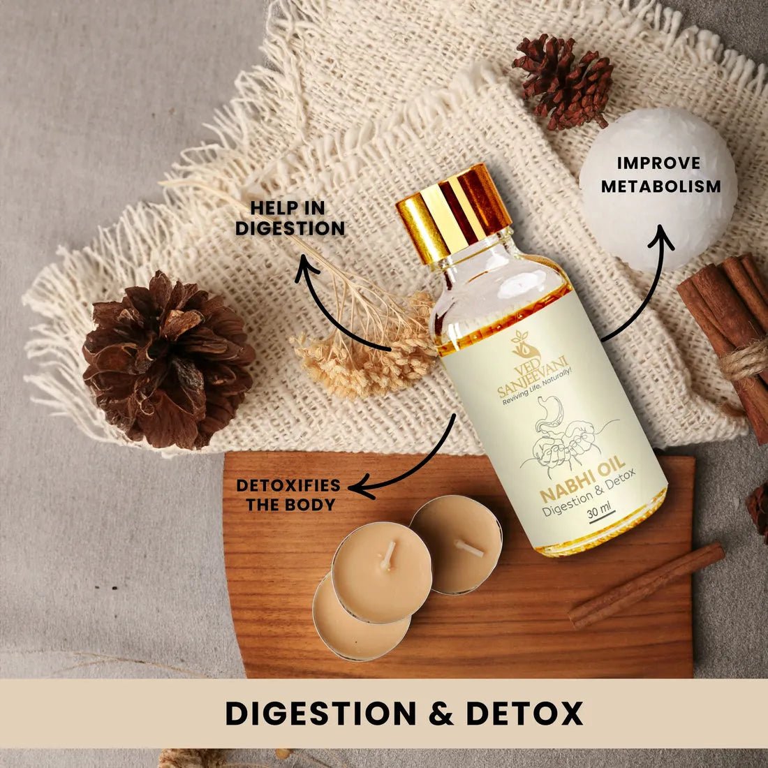Digestion & Detox Nabhi Oil - Dreamzhub