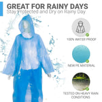 Disposable Pocket Rain Cards – Compact Emergency Raincoats for Travel, Commute & Outdoors (Unisex, One - Size) - Dreamzhub