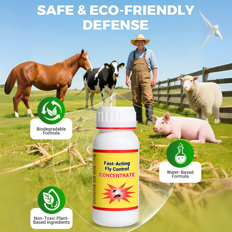 Fast - Acting Fly Control Concentrate – Powerful Insect Killer for Indoor & Outdoor Use - Dreamzhub
