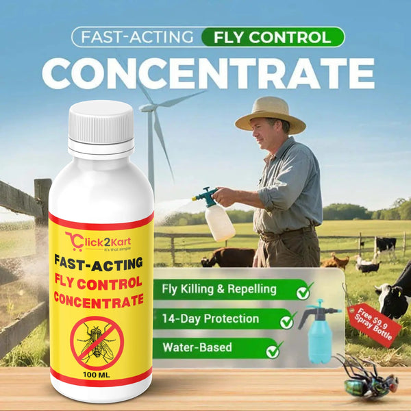 Fast-Acting Fly Control Concentrate – Powerful Insect Killer for Indoor & Outdoor Use