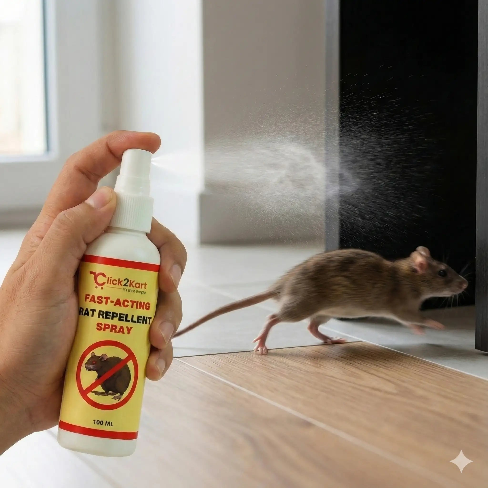 Fast - Acting Rat Repellent Spray | Herbal Rodent Control | Safe & Easy Home Protection - Dreamzhub