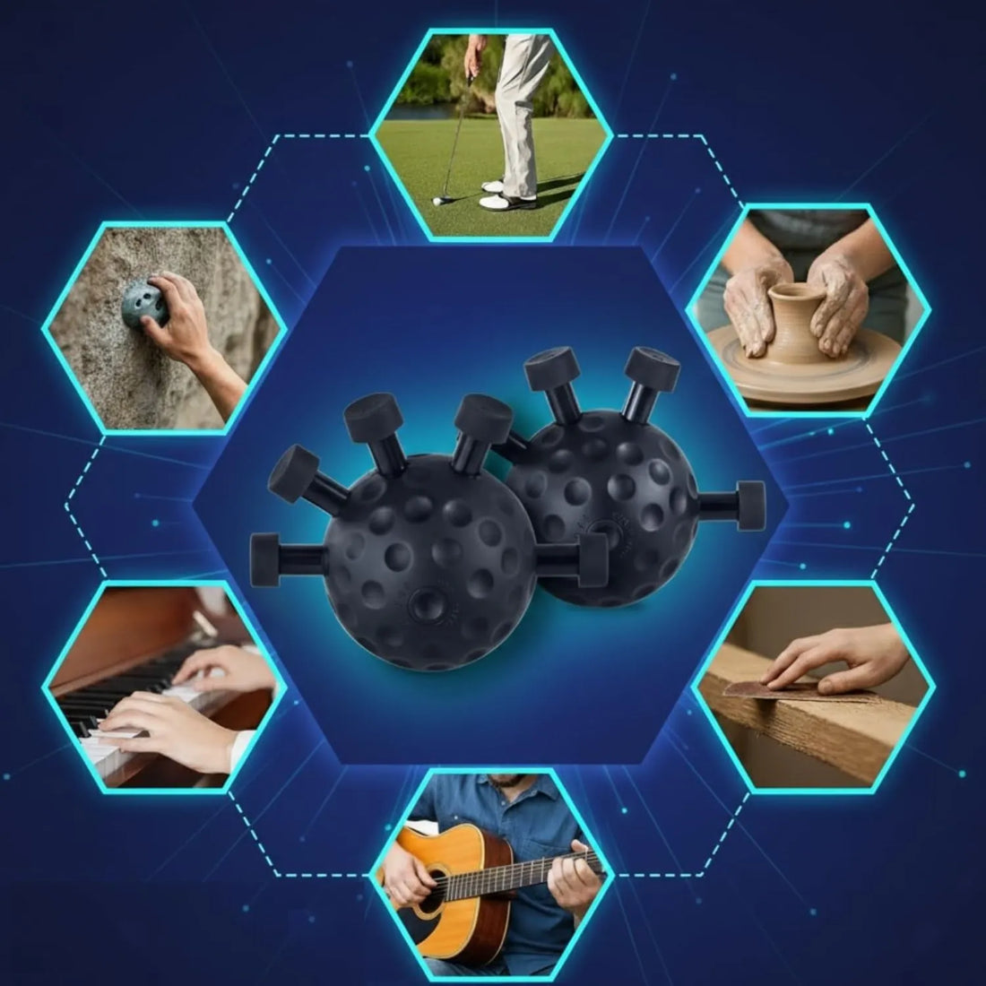 Hand Grip Exercise Ball for Finger Strength Training