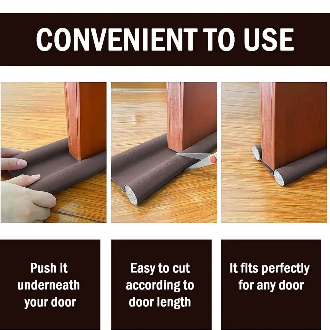 FLEXIBLE DOOR BOTTOM SEALING STRIP - Door Bottom Seal - Dreamzhub