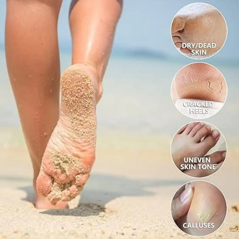 Goat Milk Exfoliating Foot Mask with Nicotinamide | Deep Moisturising & Dead Skin Removal Foot Mask - Dreamzhub