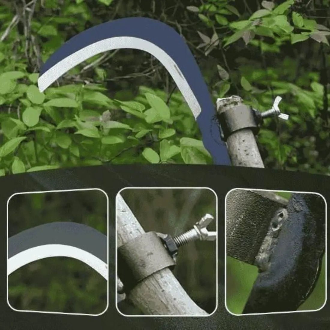 Grass Sickle Cutter Head – Heavy Duty Steel Blade for Farming & Gardening - Dreamzhub