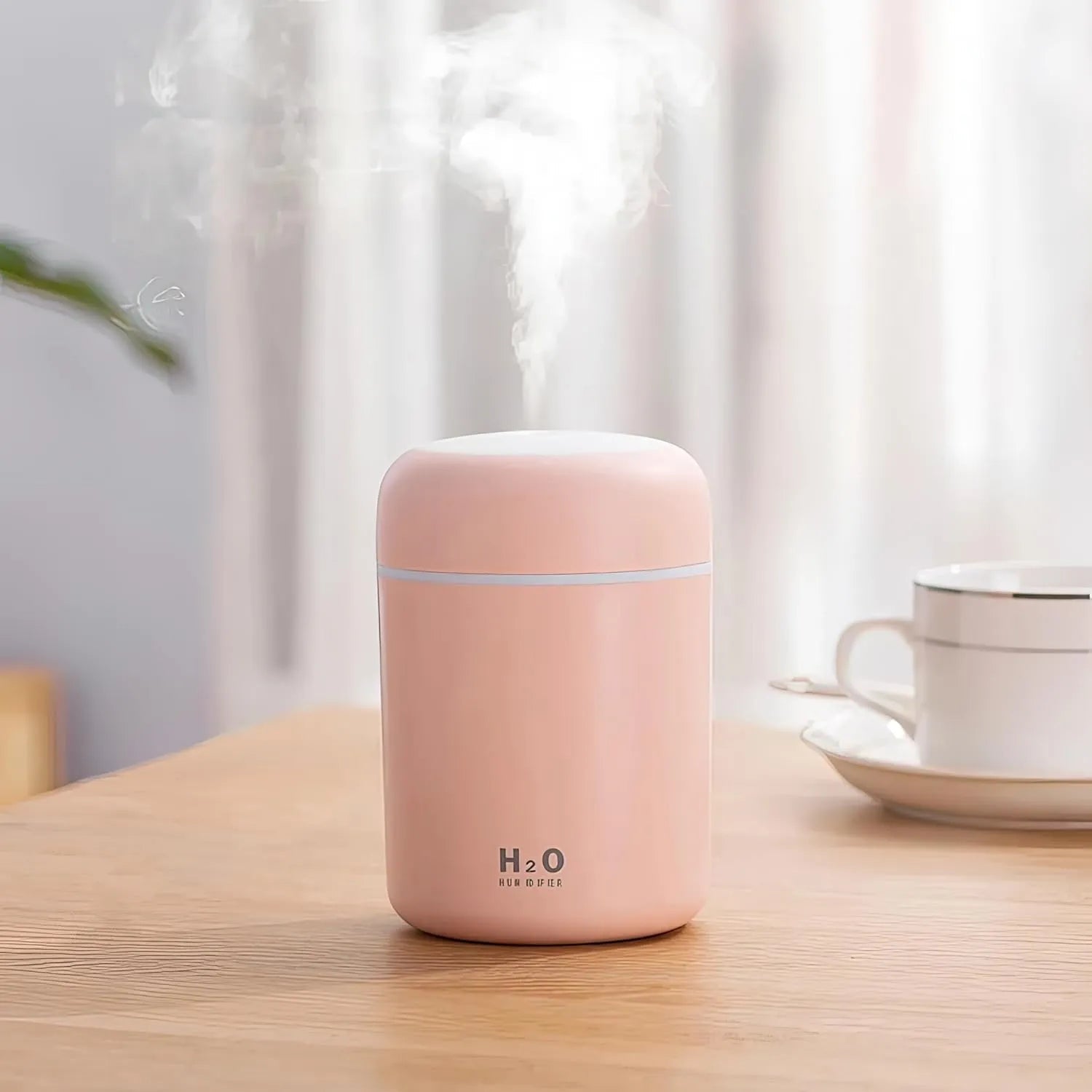 H2O Mini Air Humidifier – USB Portable Cool Mist Diffuser with LED Night Light - Dreamzhub