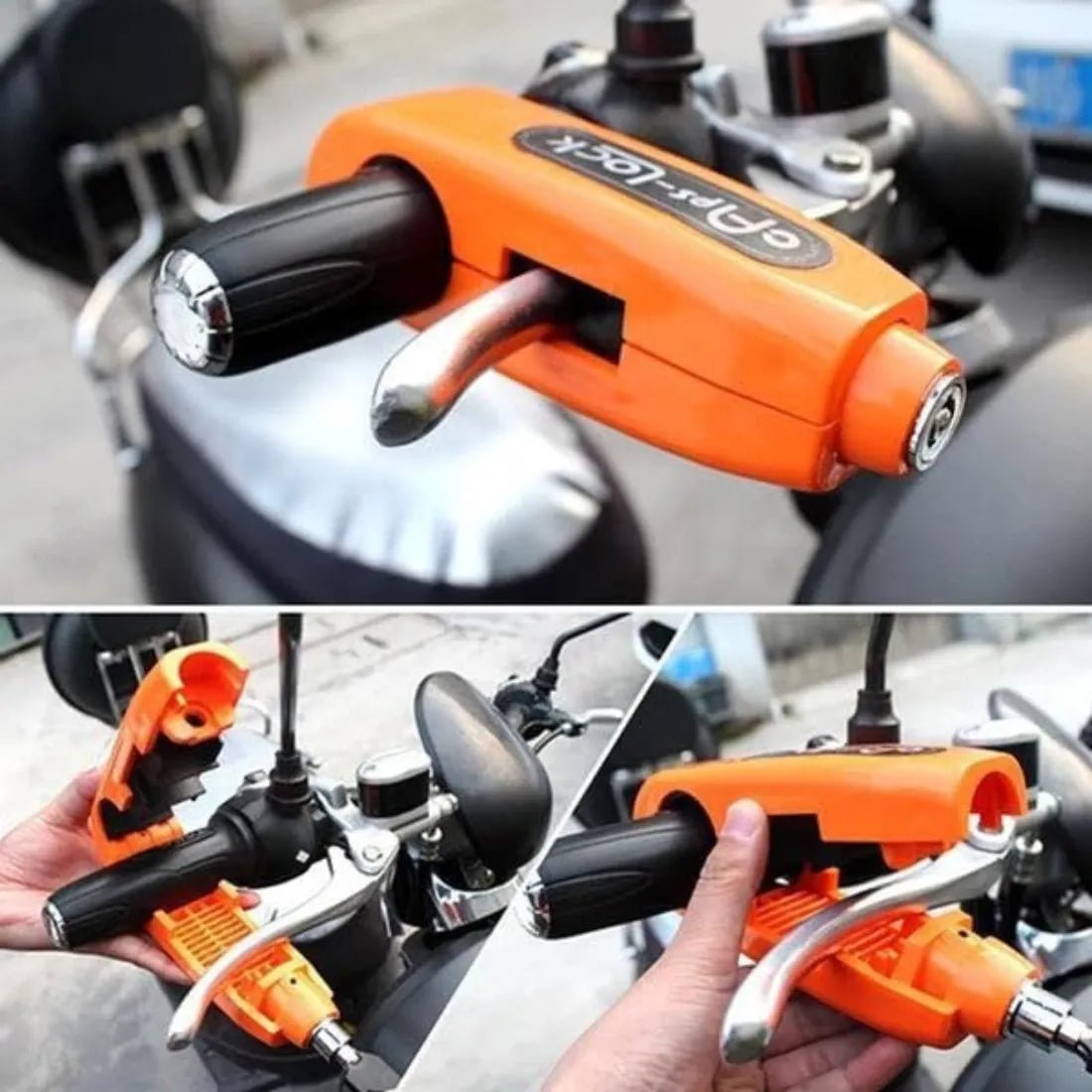 Heavy - Duty Bike Handlebar Brake Lock | Secure Locking System for All Bikes & Scooters - Dreamzhub