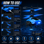 Rechargeable Hand-Sensor Flying Helicopter Toy