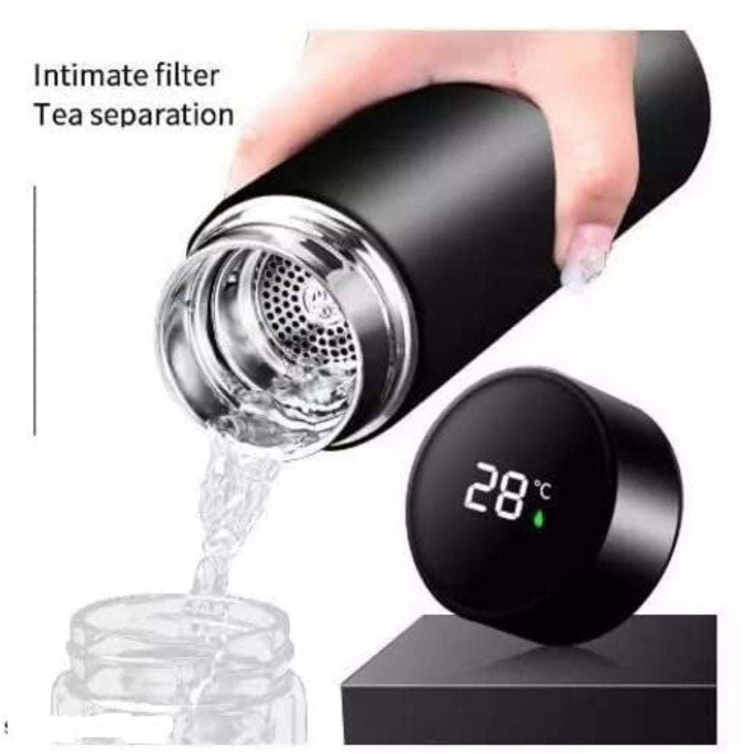 Water Bottle with Temperature display