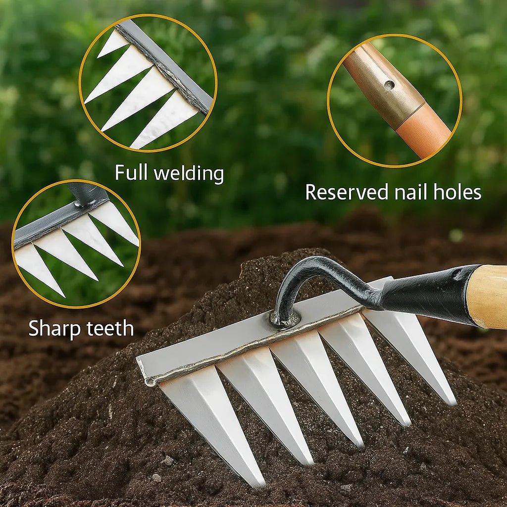 Japanese Heavy - Duty MultiPurpose Rake - Dreamzhub