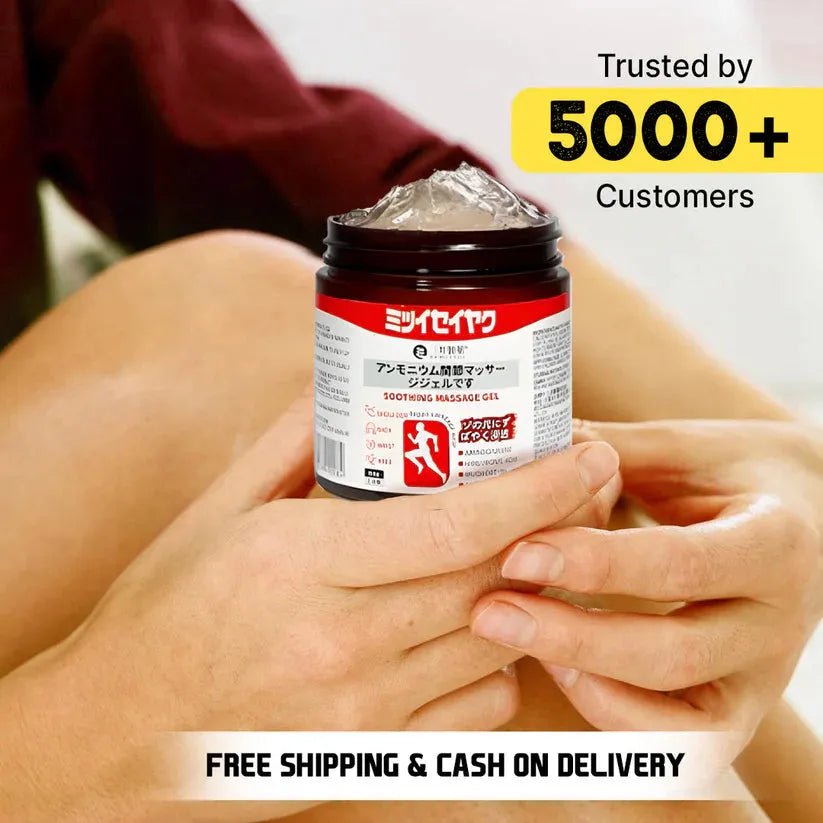 Japanese Massage Gel for Joint & Muscle Pain Relief | Deep Penetration Formula | Fast - Acting Herbal Therapy Gel - Dreamzhub