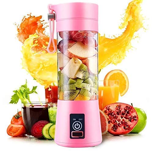 Portable USB Rechargeable Juicer Blender | 6 Stainless Steel Blades