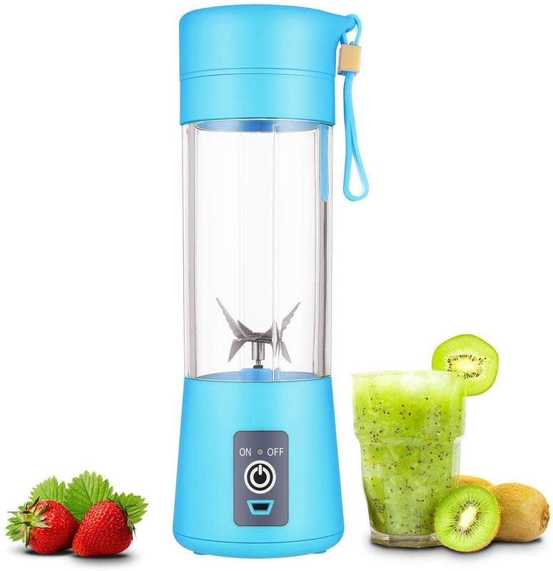 Portable USB Rechargeable Juicer Blender | 6 Stainless Steel Blades