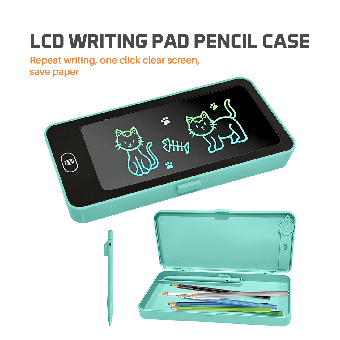LCD Drawing Pen Case Compass Box - Dreamzhub