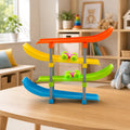 Multi-Level Racing Track Playset with 2 LED Light-Up Cars