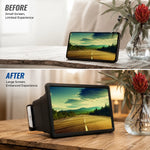 3D Mobile Screen Magnifier with Enlarged Eye-Comfort Display