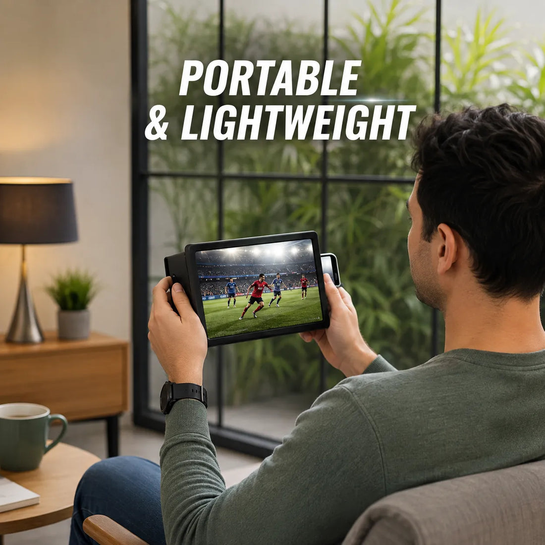 3D Mobile Screen Magnifier with Enlarged Eye-Comfort Display