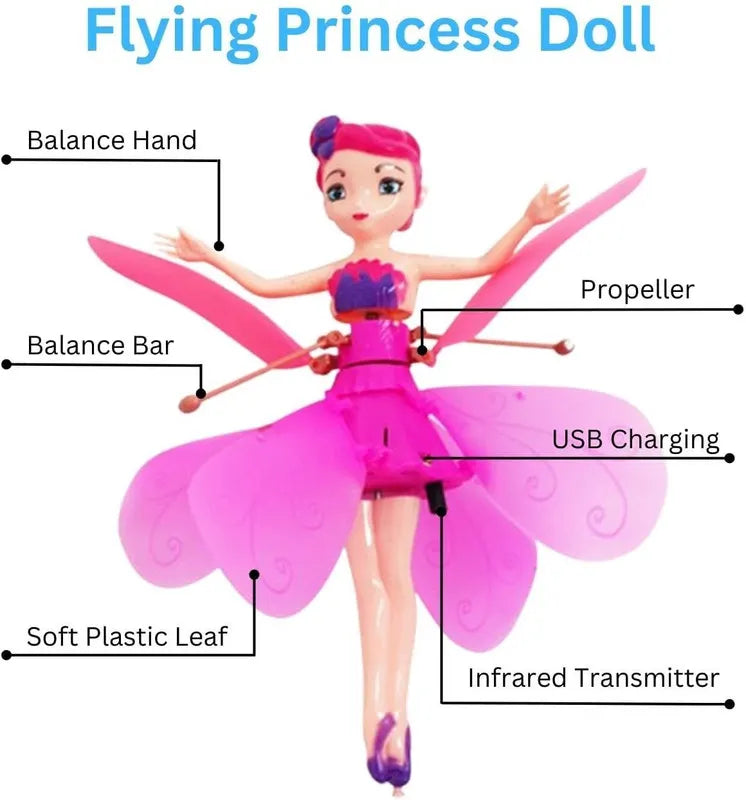 Handsensor Flying Fairy Doll With Lights