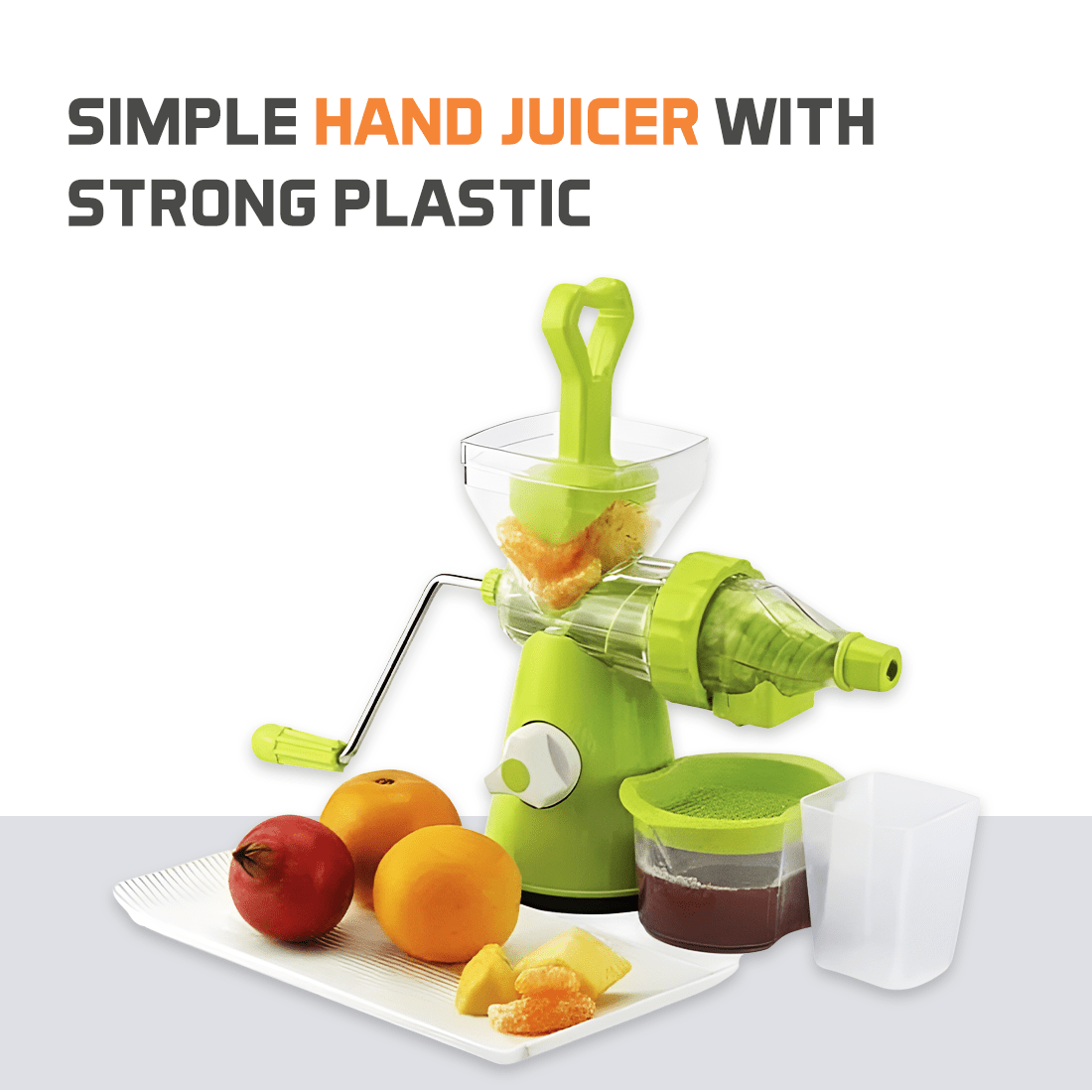 Manual Fruit & Vegetable Hand Juicer – Easy & Efficient Juicer for Fresh, Healthy Drinks - Dreamzhub