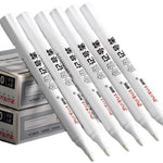 Pack of 10 Waterproof White Marker Pens for Cars & Bikes