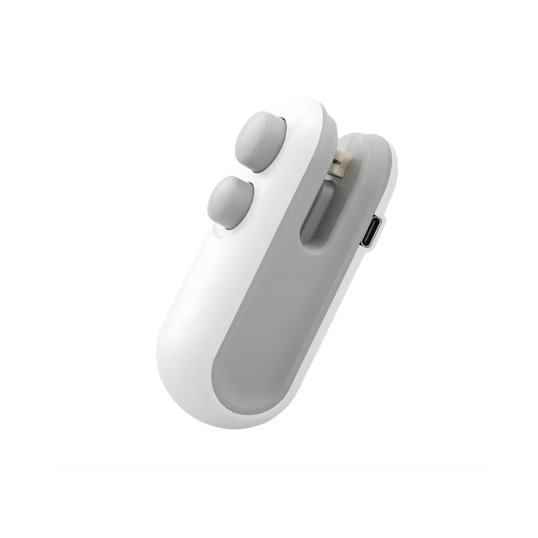 Mini Bag Sealer 2 - in - 1 – USB Rechargeable Heat Sealer & Cutter for Food Storage Bags - Dreamzhub