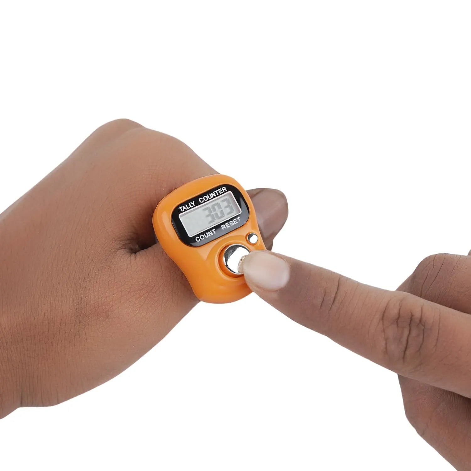 Mini Finger Ring Japa Counter | Digital Tally Counter for Meditation, Prayer & Chanting - Dreamzhub