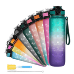 Motivational Water Bottle with Time Markers – Stay Hydrated, Stay Inspired - Dreamzhub