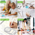 Multi - Functional Geometry Ruler – 360° Protractor, Compass & Measuring Tool for Students & Designers - Dreamzhub