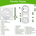 Multi - Functional Geometry Ruler – 360° Protractor, Compass & Measuring Tool for Students & Designers - Dreamzhub