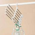Non - Slip 5 - Layered Pants Rack Hanger – Multi - Functional Space - Saving Closet Organizer for Pants, Trousers, Scarves & More - Dreamzhub