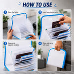 Portable Storage Document Organizer