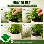 Plant Growth Booster Sticks Pack Of 25