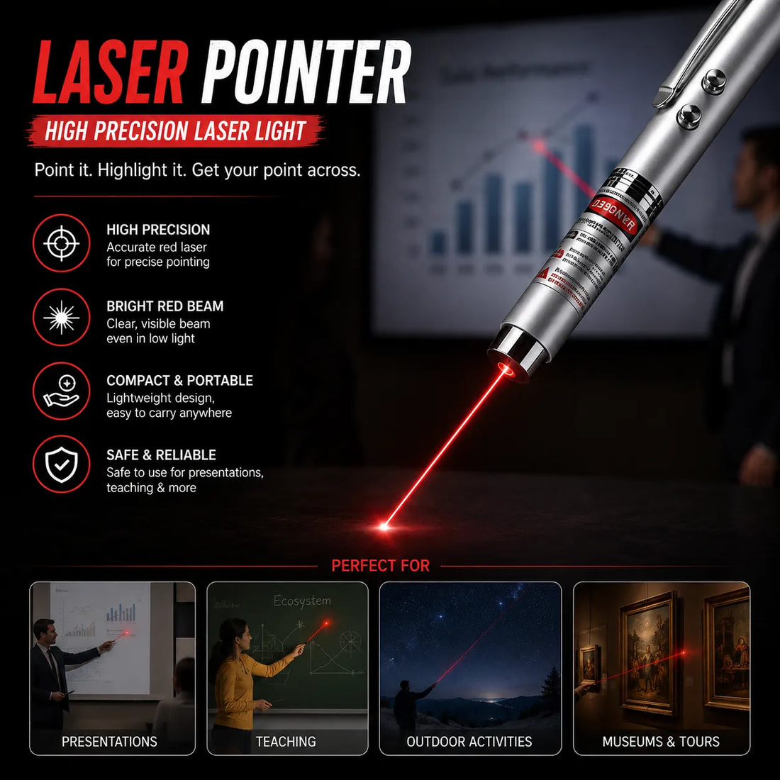 5-in-1 Multi-Function Antenna Pen with LED Light
