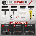 Universal Tubeless Tyre Puncture Repair Kit
