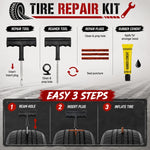 Universal Tubeless Tyre Puncture Repair Kit